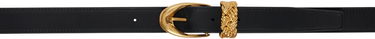 Bælter Bottega Veneta Bottega Veneta Intreccio Loop Leather Belt Sort | 805113 VALKO, 0
