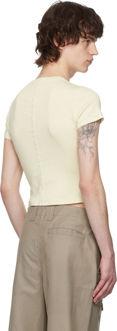 Crop top Eckhaus Latta Eckhaus Latta Lapped Baby T-Shirt Gul | 303-EL-PS25-O - OASIS, 2