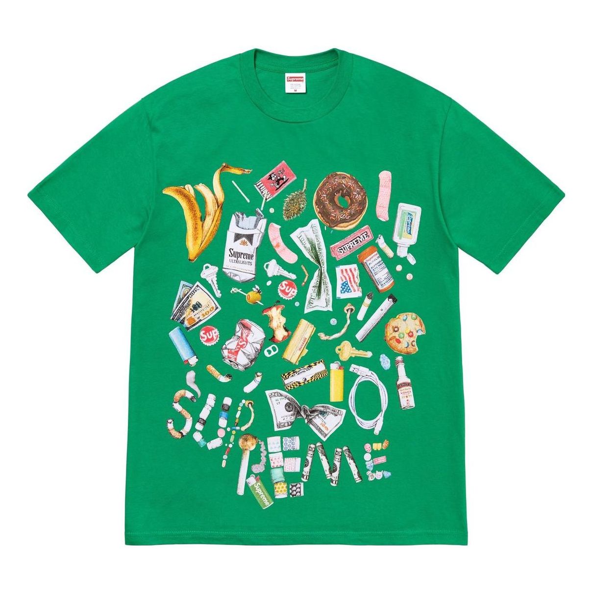 T-shirt Supreme Supreme Trash Graphic T-Shirt Grøn | SUP-SS23-285, 0