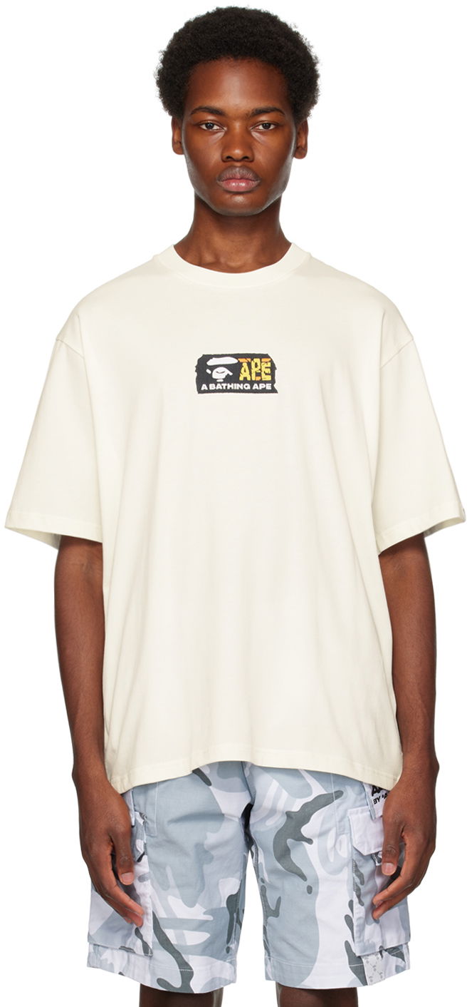 T-shirt BAPE Album Monogram T-Shirt Hvid | 001CSJ801051I, 0