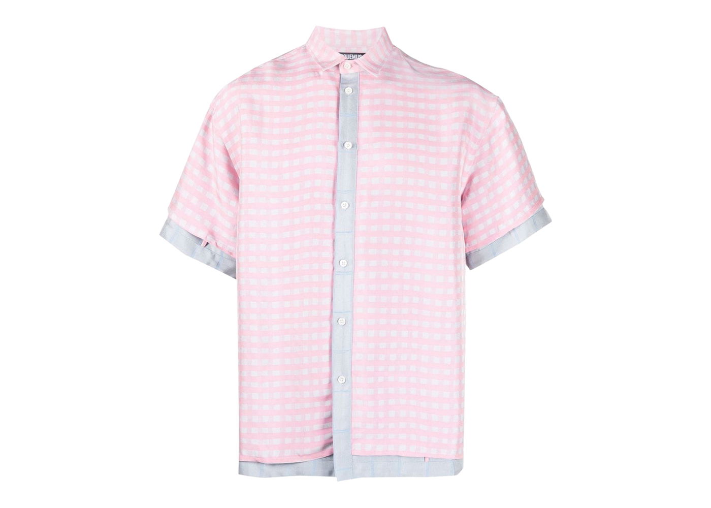 Skjorte Jacquemus Chemise Melancia Checks Lyserød | 225SH007-1009-4AH, 0