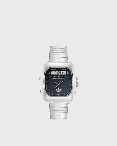 Ur adidas Originals SST Alarm Chronograph Digital Analog Watch with Expansion Band Metalisk | AOSY25013, 0