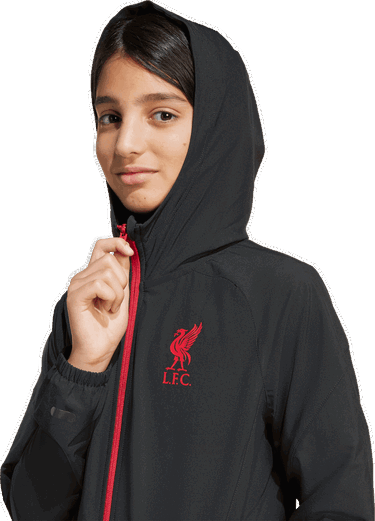 Jakke adidas Performance Liverpool Tiro 25 Competition Vis Tech Travel Jacket Sort | JZ5558, 2