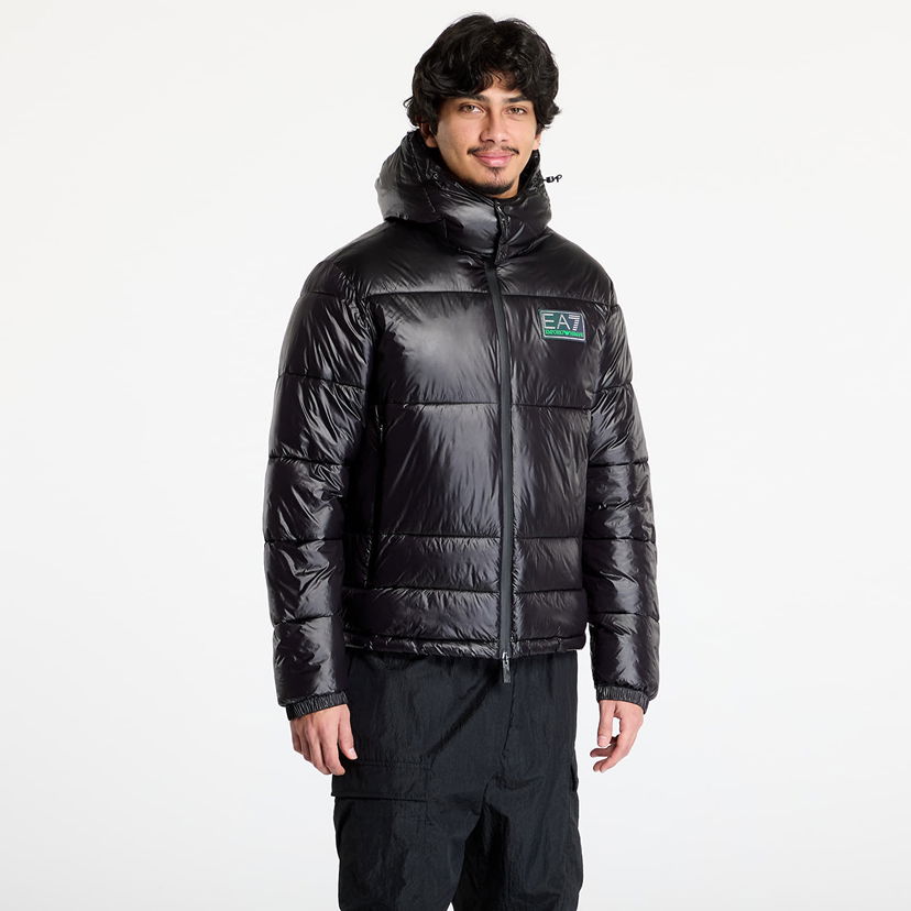 Puffer jakke Emporio Armani Black Bomber Jacket Sort | 6DPB71PN2MZ1200