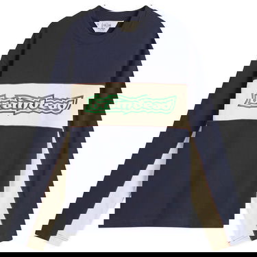 T-shirt Brain Dead Heavyweight Panelled Long Sleeve T-Shirt Mørkeblå | BDF25T010045-NVY, 1