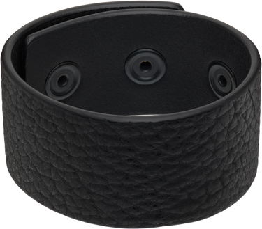 Armbånd Rick Owens Rick Owens Concordians Anthem Leather Cuff Bracelet with Snaps Sort | RA02E0701 LBTBH, 0