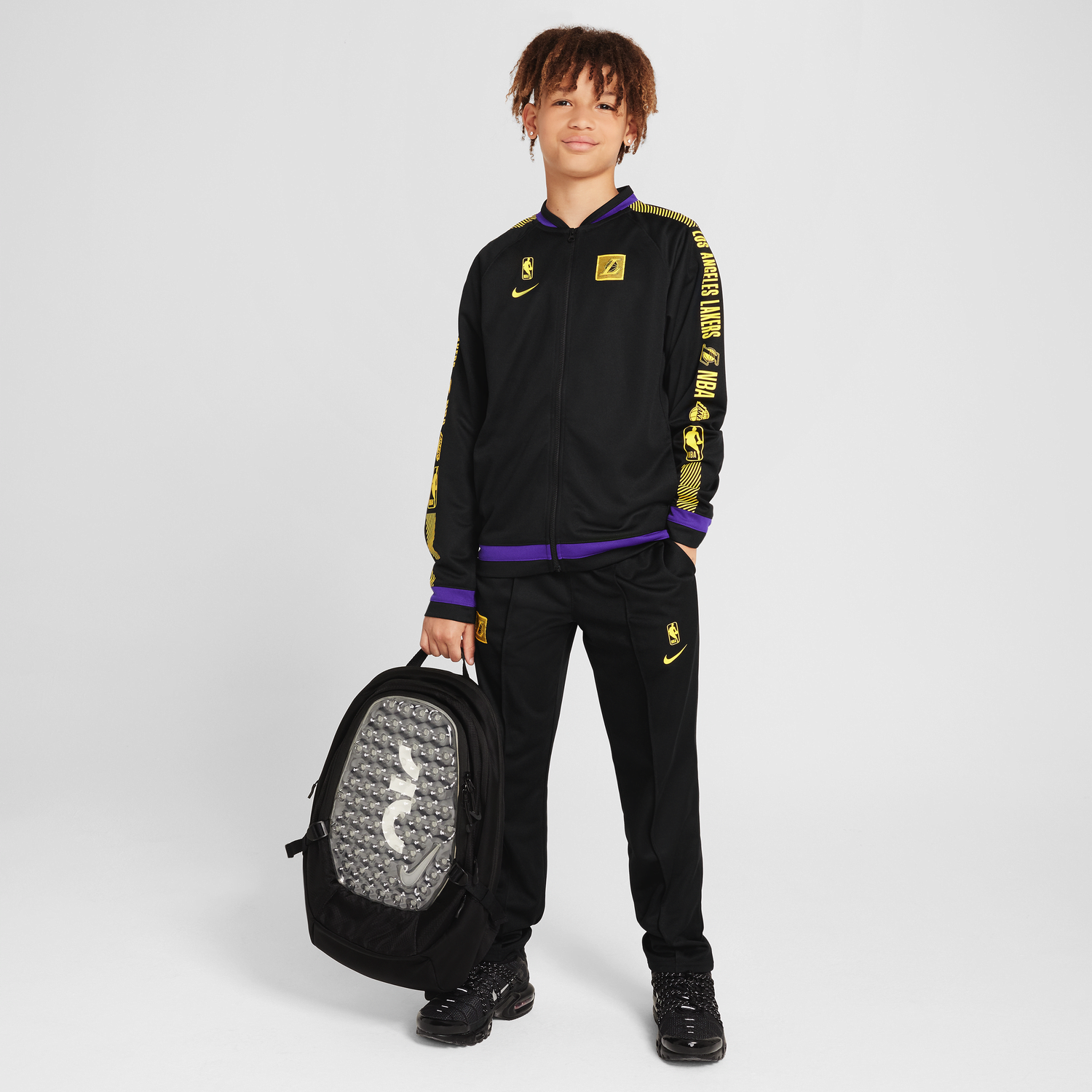 Træningsdragt Nike Los Angeles Lakers Starting 5 Dri-FIT Tracksuit Sort | FZ1196-010, 1