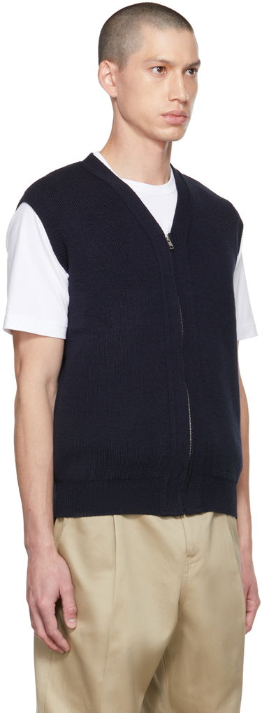 Vest Comme des Garçons Lochaven of Scotland Edition Zip Vest Mørkeblå | DH-N506-051, 1