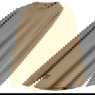 T-shirt OAKLEY FGL Union Longsleeve Wide T-Shirt Beige | FOA408132-881, 1