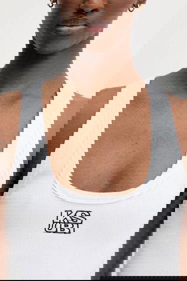 Tanktop Ksubi KSUBI Stacked Origin Tank Top Hvid | WPS24TA005, 3