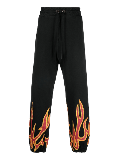 Joggingbukser Palm Angels GD Graffiti Flames Sweatpants Sort | PMCH011F22FLE0021025