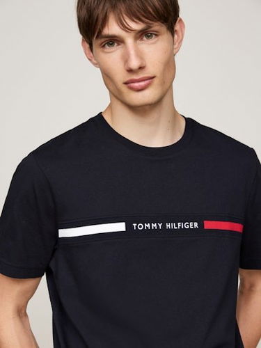T-shirts og tank tops Tommy Hilfiger S/S T-Shirt Blå | MW0MW36498DW5, 2