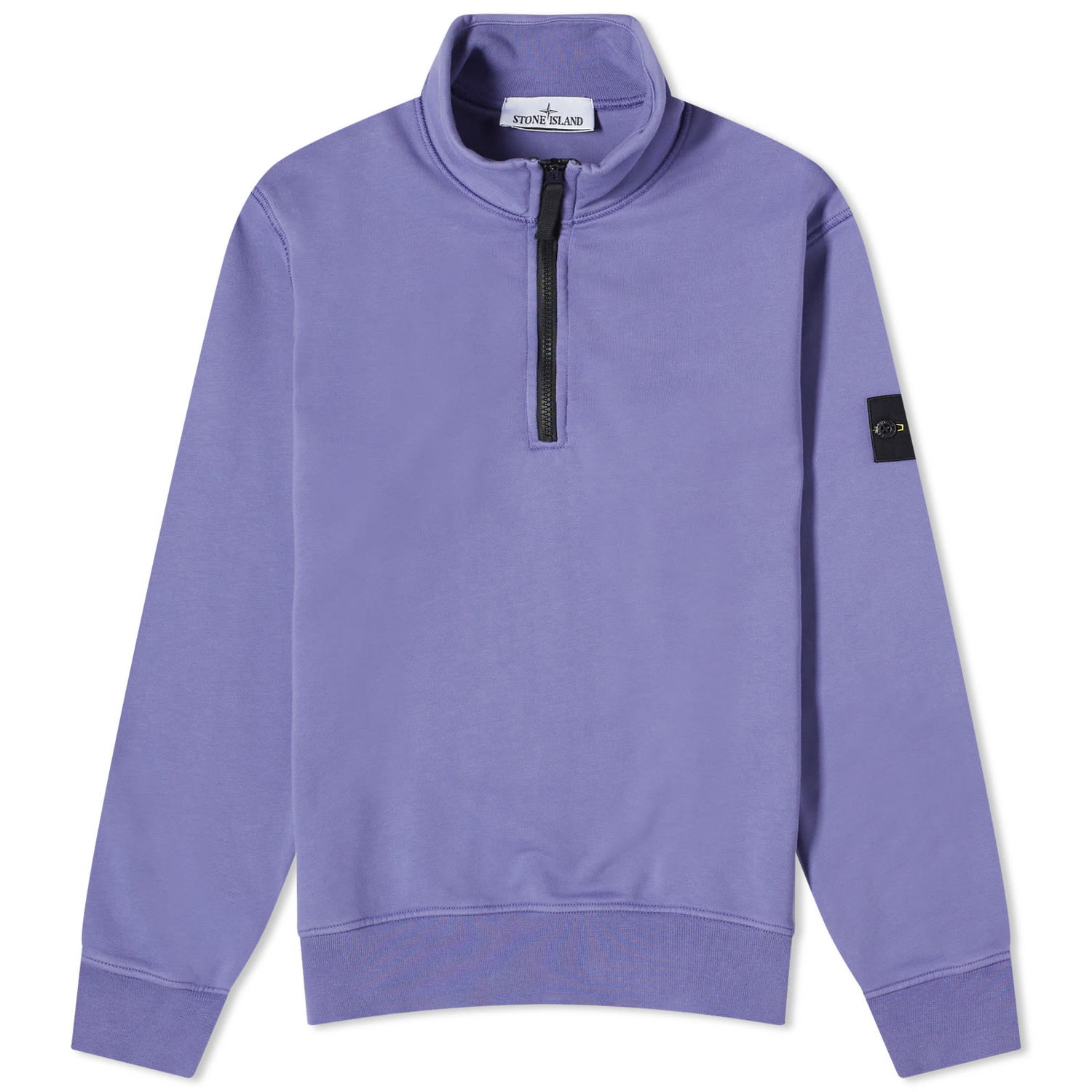 Sweater Stone Island Garment Dyed Half Zip Sweat Lilla | 801561951-V0047, 0
