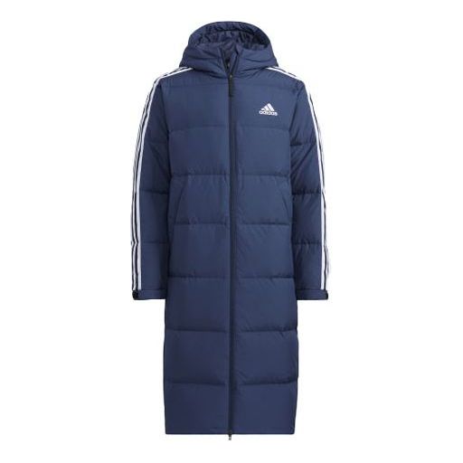 Frakker adidas Performance Terrex 3st Long Warm Hooded Down Jacket Blå | H20763, 0