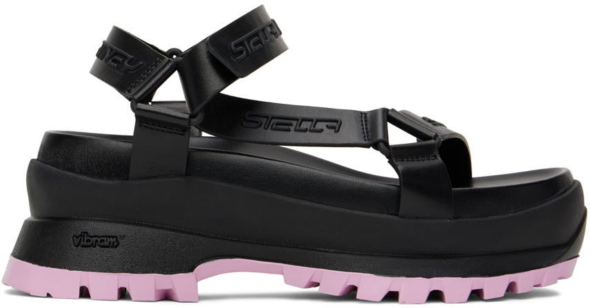 Sneakers og sko Stella McCartney Trace Platform Sandals Sort | 810009W1CU0, 0
