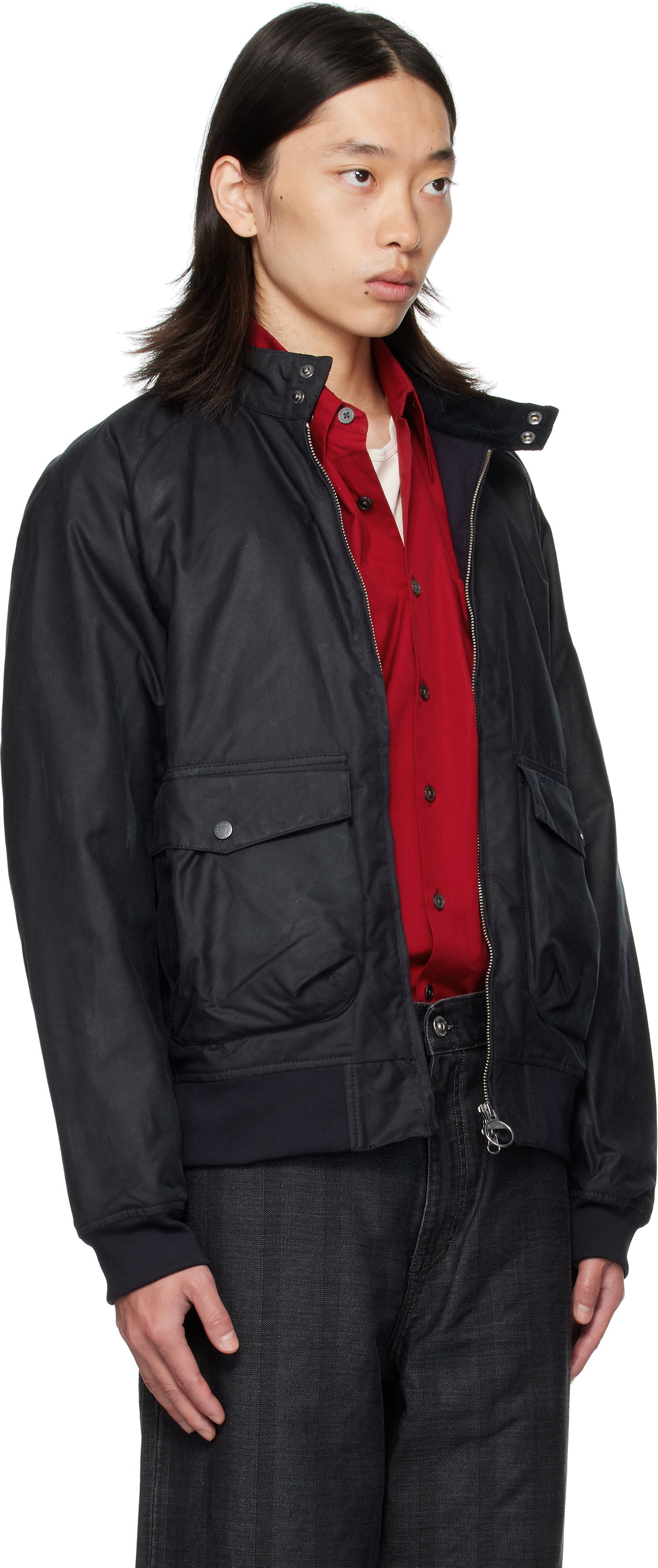 Jakke Barbour Barbour Modern Royston Waxed Jacket Sort | MWX2485NY92, 1