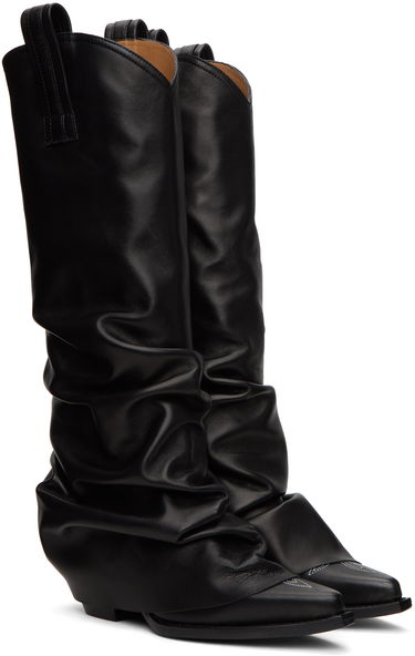 Kjole R13 R13 Mid Cowboy Sleeve Boots Sort | R13S0107-S001A, 3