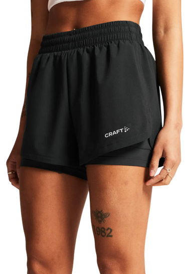 Shorts Craft Adv Essence 2in1 Shorts Sort | 1915946-999000, 0