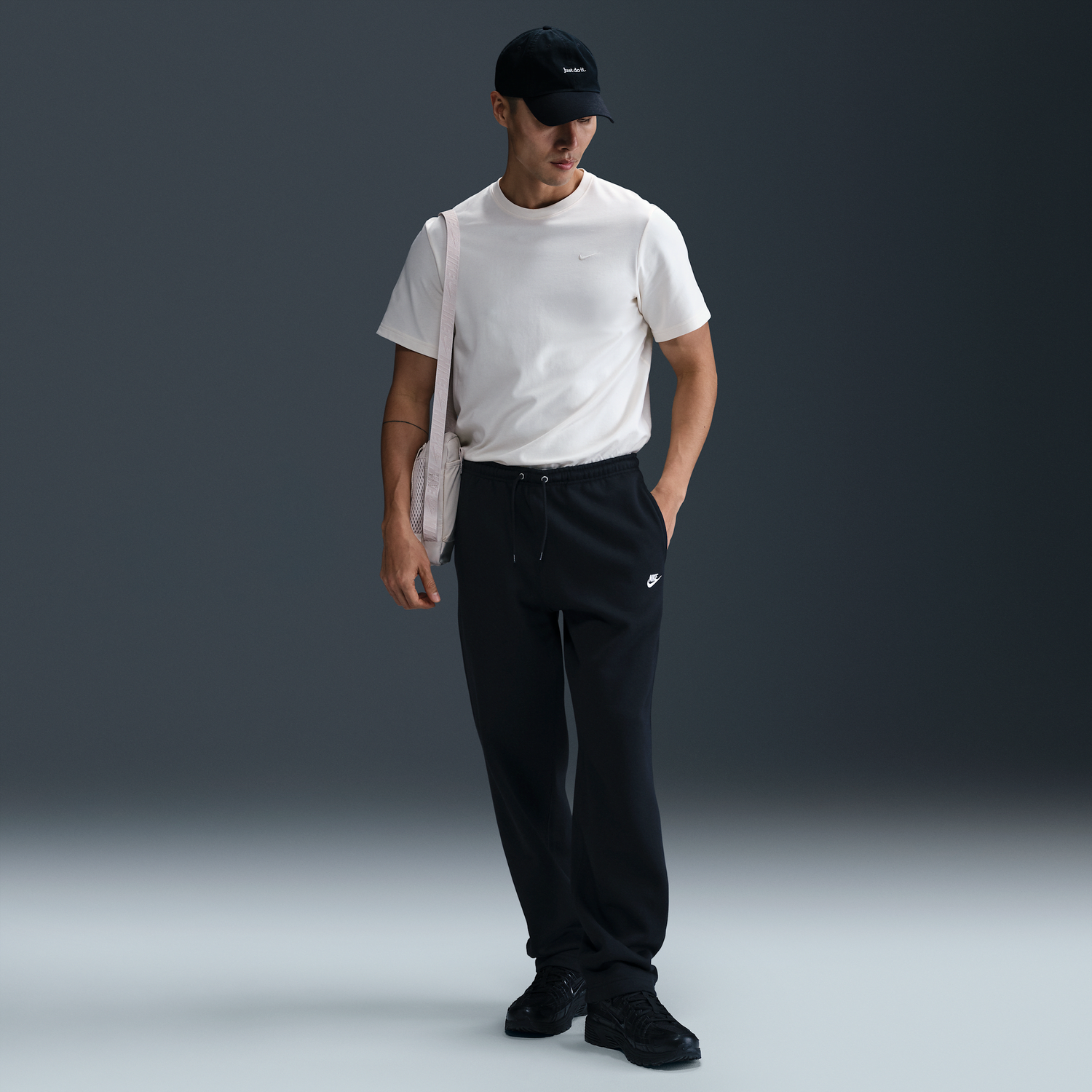T-shirt Nike Nike Club Fleece Pants Sort | FN3730-010, 0