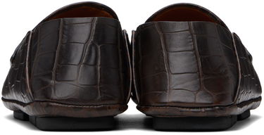 Tøj Dolce & Gabbana Dolce&Gabbana Calfskin Driver Loafers Brun | A50583AA446, 1