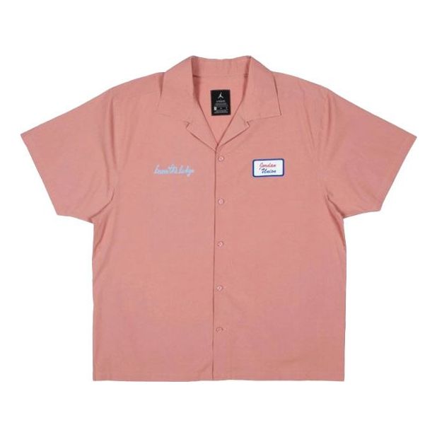 Skjorte Jordan Jordan Union LA Embroidered Logo Shirt Lyserød | CV1356-685