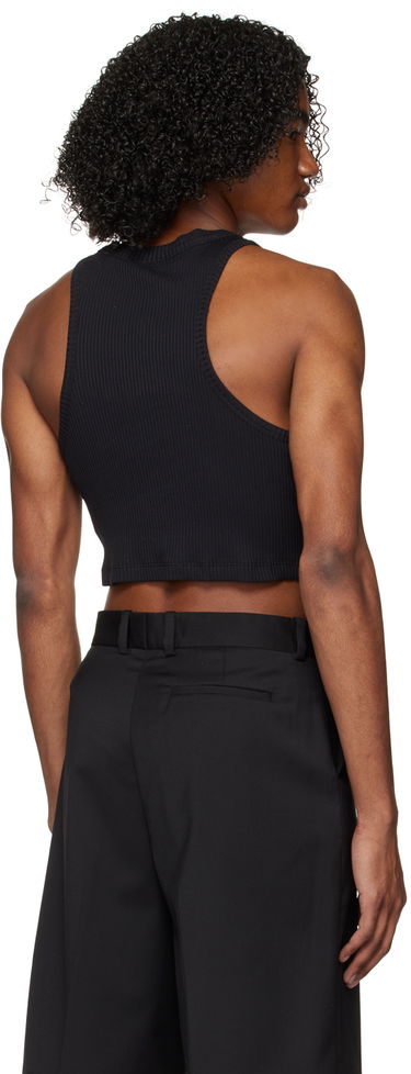 Tanktop Han Kjøbenhavn Han Kjobenhavn Cropped Ribbed Tank Top Sort | M-132459, 2