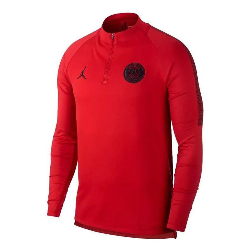 Sweater Jordan Paris Saint-germain Vaporknit Strike Drill Top Rød | AQ0956-657