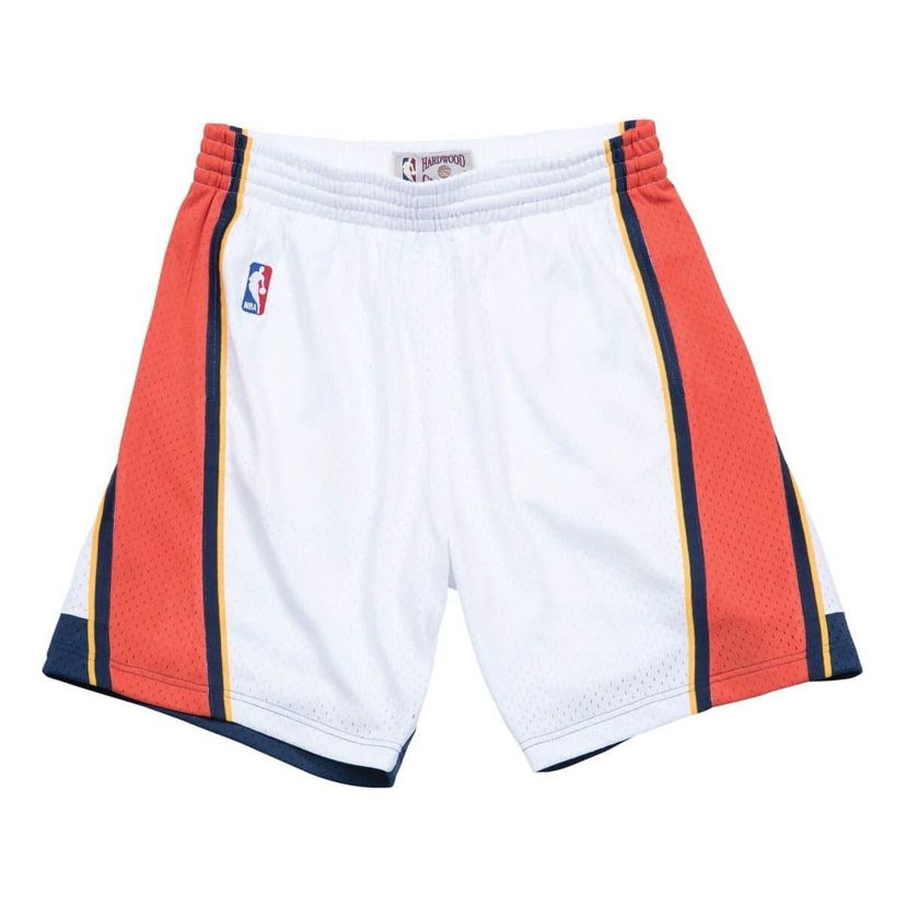 Shorts Mitchell & Ness Mitchell & Ness Golden State Warriors Swingman Shorts Hvid | SMSHGS18231-GSWWHIT09