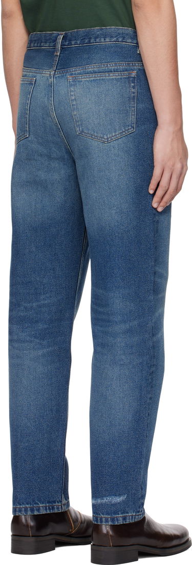 Jeans A.P.C. Martin Straight-Leg Jeans Blå | COHFC-H09121, 2