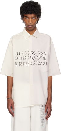 MM6 Maison Margiela Asymmetric Poplin Shirt