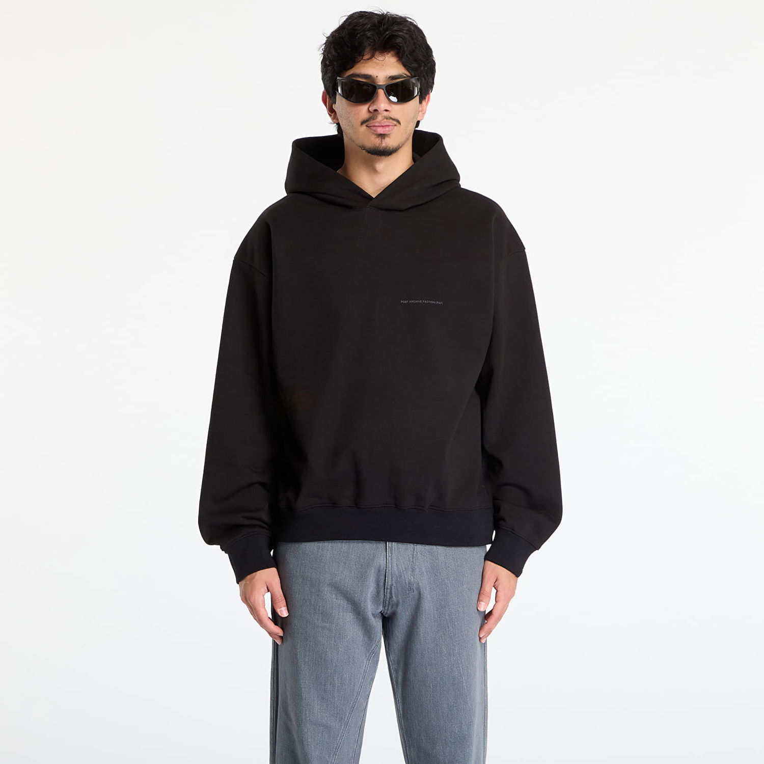 Sweatshirt Post Archive Faction (PAF) Post Archive Faction (PAF) Work Hoodie Sort | A1-105BK, 0