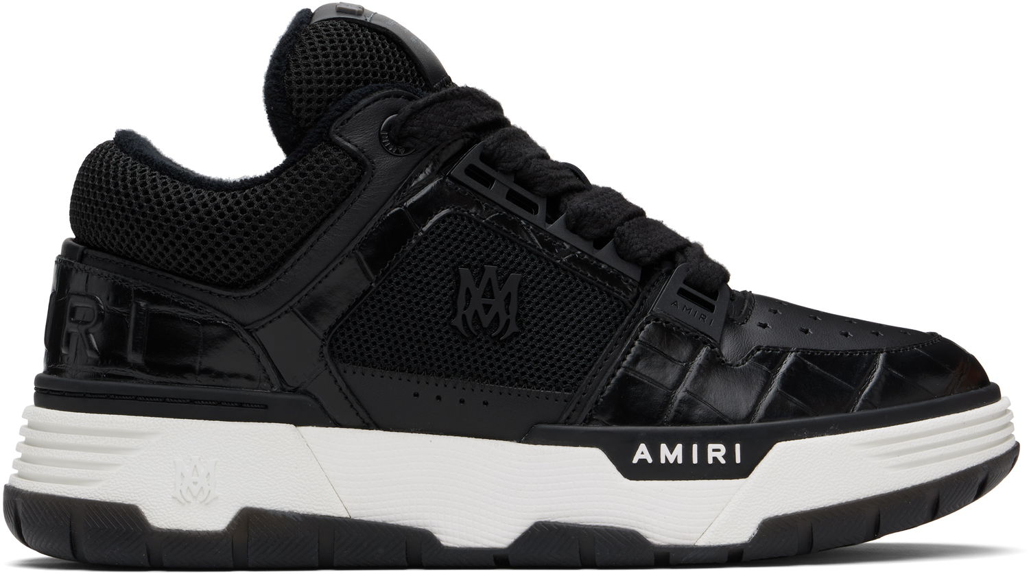 Sneakers og sko AMIRI AMIRI Croc Debossed MA-1 Sort | AMFOSR1172, 0