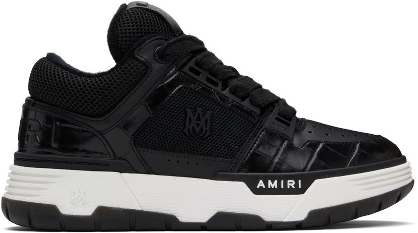 Sneakers og sko AMIRI AMIRI Croc Debossed MA-1 Sort | AMFOSR1172
