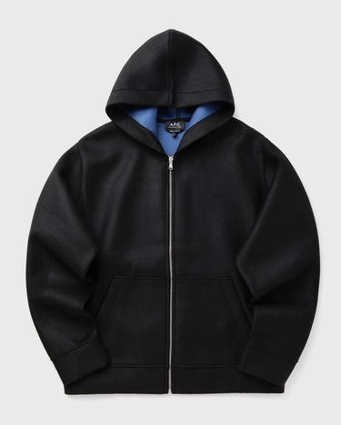 Sweatshirt A.P.C. A.P.C. Alvin Zip-Up Hoodie Sort | PSAFU-M27993-LZZ, 2