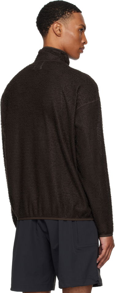 Sweater ROA ROA Alpha Direct Half Zip Sweater Brun | RBMW0370FA262, 2