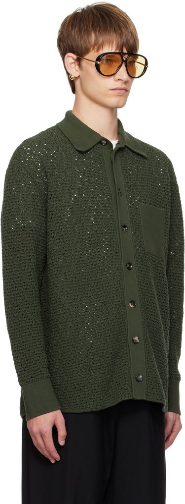 Sweater Bottega Veneta Bottega Veneta Crochet Cardigan Grøn | 841367V5SP03293, 1