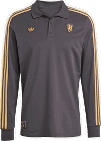 Manchester United Icon Long Sleeve Polo Shirt