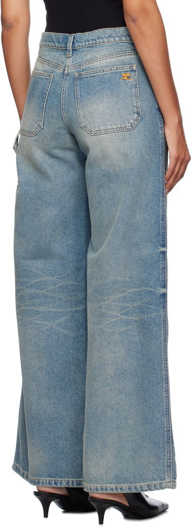 Jeans Courrèges Hammer Baggy Jeans Blå | 324DPA253DE0033, 2