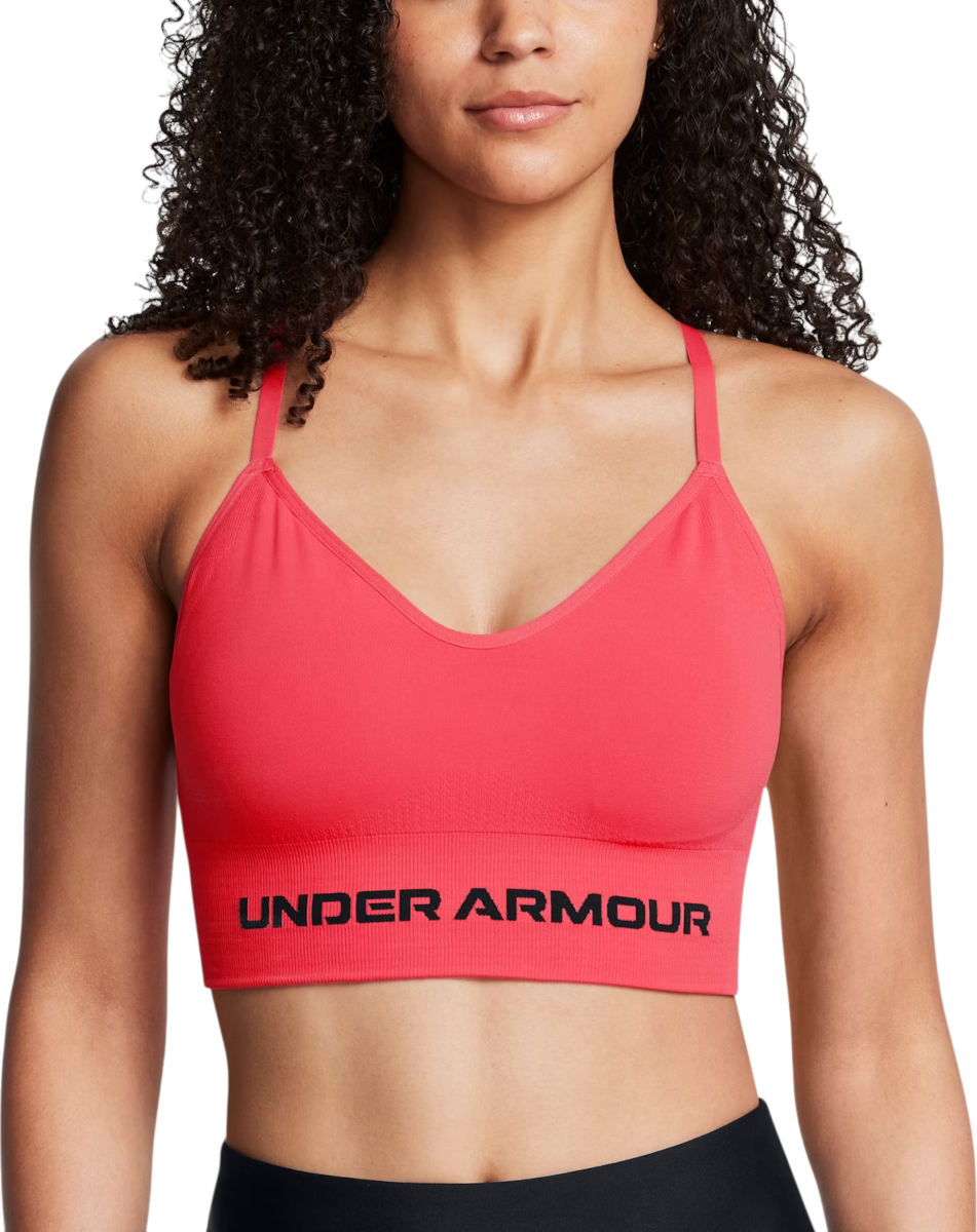 Bh Under Armour Seamless Low Impact Sports Bra Rød | 1384417-713, 0