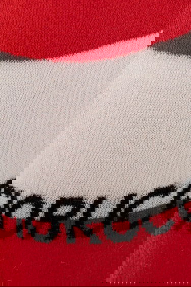 Tørklæde Fiorucci Fiorucci Logo Alpaca Striped Scarf Rød | W02FPASC470KN11RD02, 1