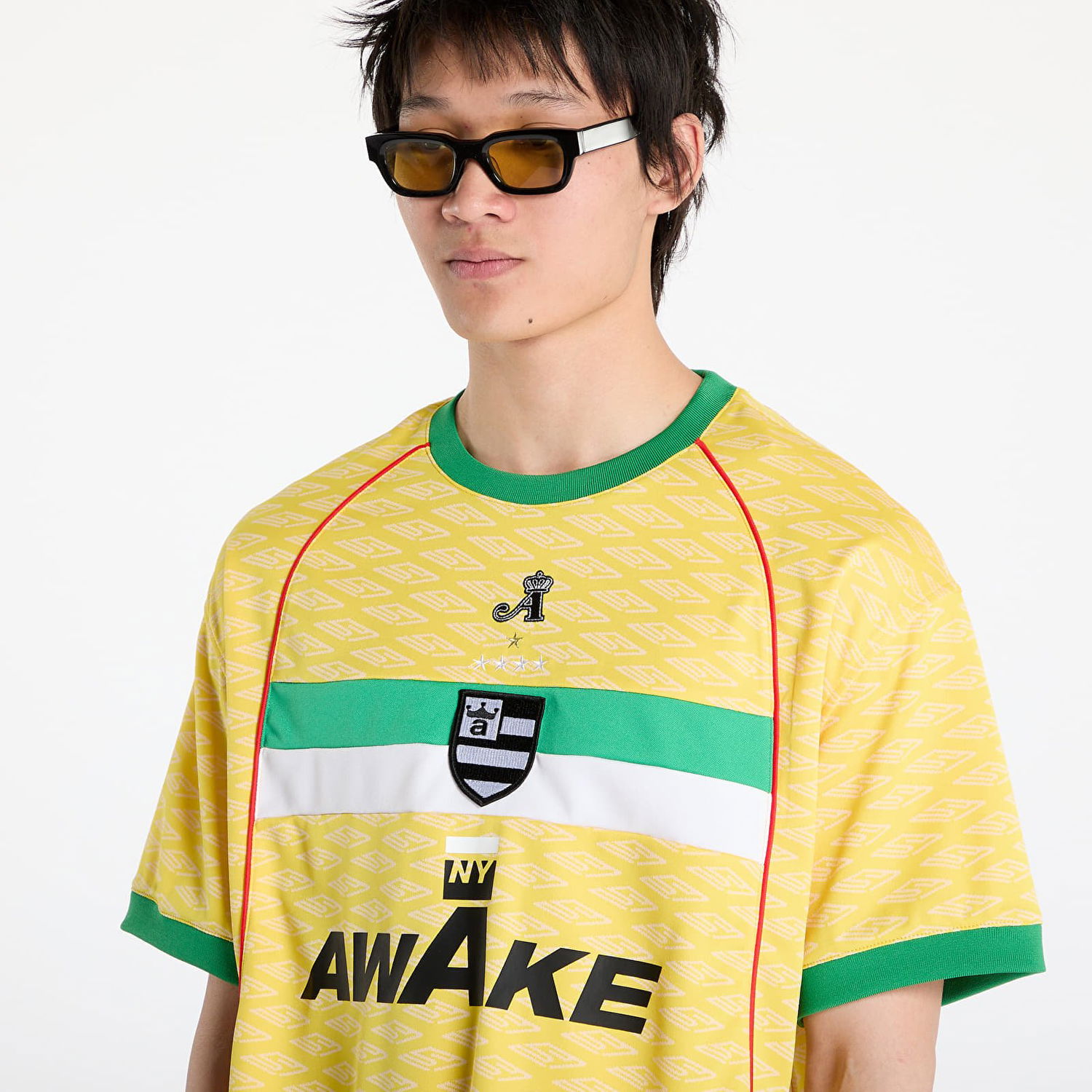 T-shirt Awake NY Awake NY Sport Jersey SS Top Gul | AWK-SU25-TP005-YELL, 1