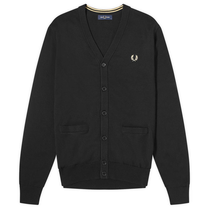 Sweater Fred Perry Merino Sort | K9551-198