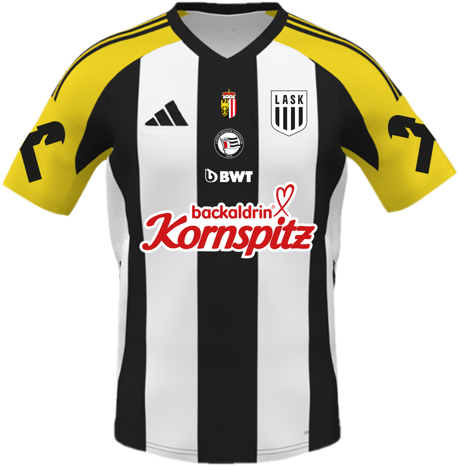 Jersey adidas Originals LASK Linz 2024/25 Home Striped Jersey Flerfarvet | askip2186w, 0