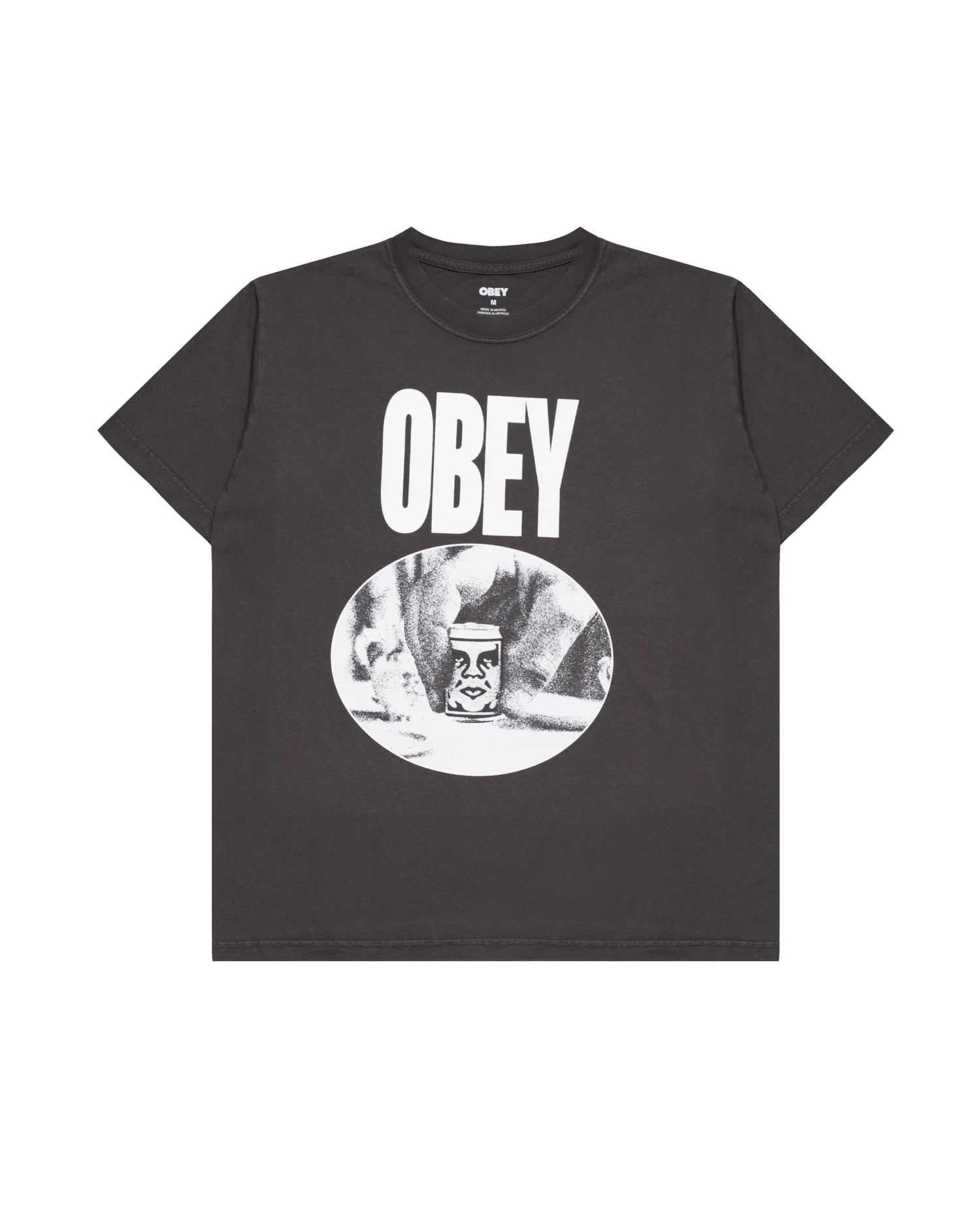 T-shirt OBEY Can Pigment Graphic T-Shirt Sort | 167924255-DBA, 0