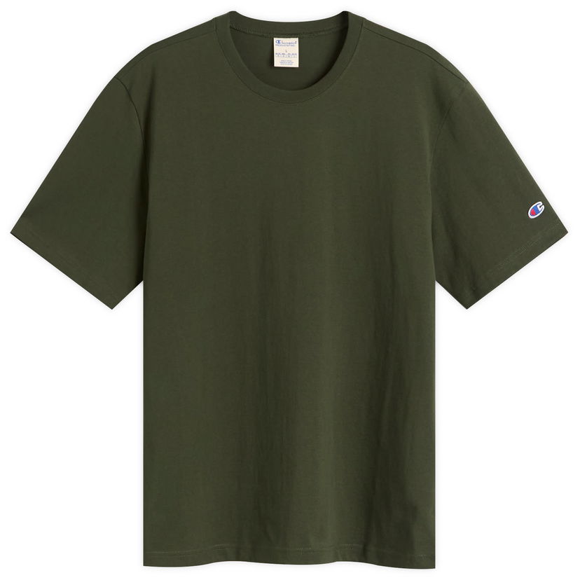 T-shirt Champion Reverse Weave Loose Fit T-Shirt, Size Large Grøn | 220761-GS586
