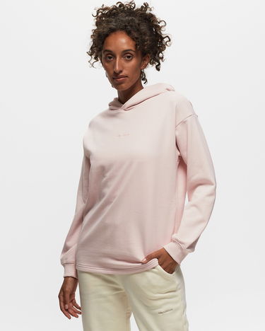 Sweatshirt New Balance Athletics Linear Hoodie Lyserød | WT33555-OUK, 1