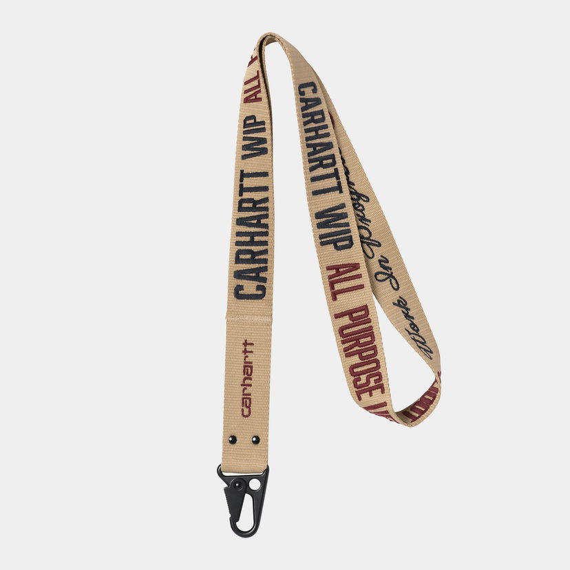 Nøgleringe Carhartt WIP Carhartt WIP Arcan Lanyard Beige | I035261_1