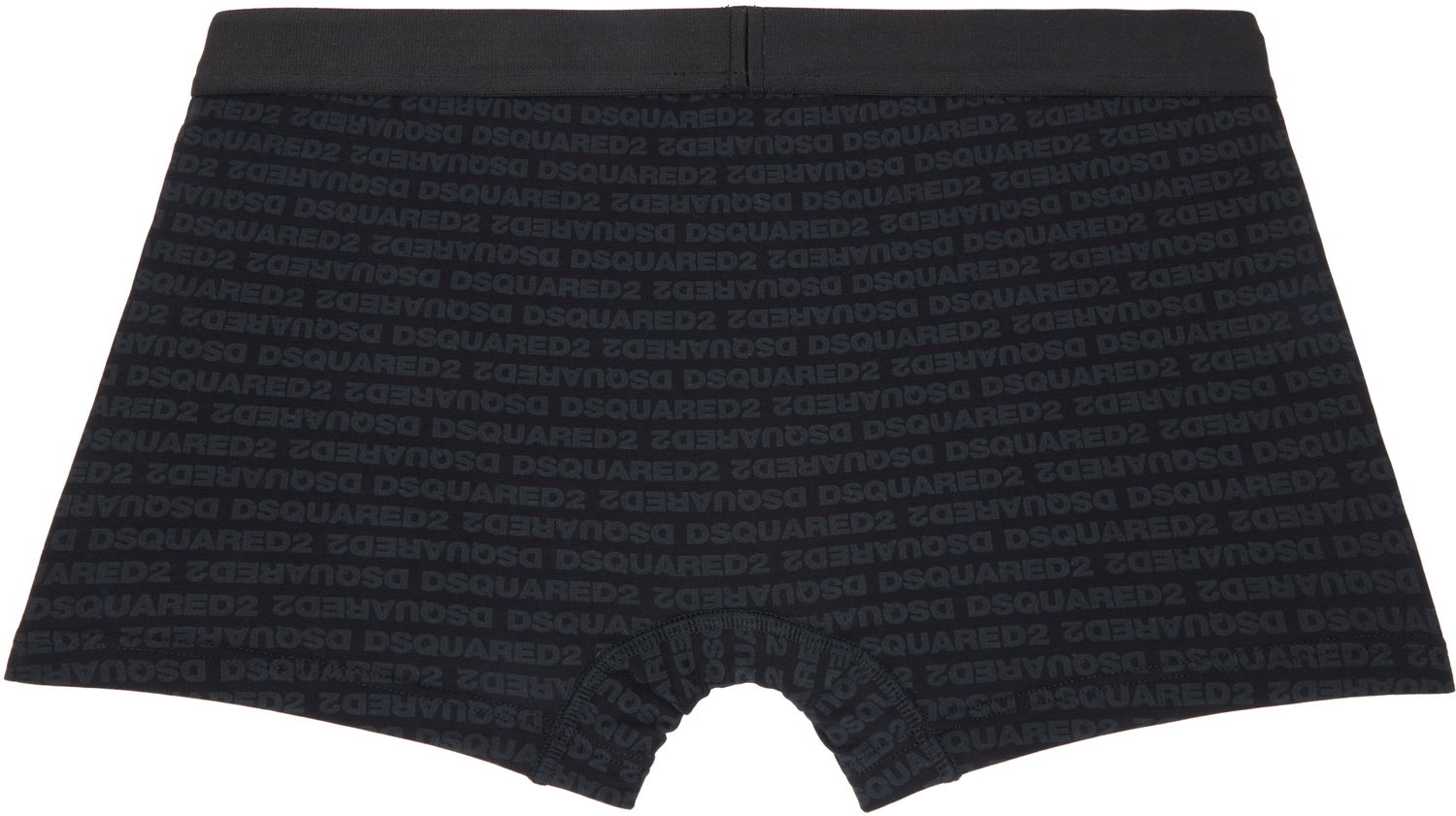 Boksere DSQUARED2 Dsquared2 Printed-Logo Boxer Briefs Sort | D9LDC5510, 1