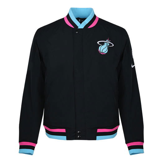 Bomberjakke Nike NBA Miami Heat Jacket Sort | AH5285-010