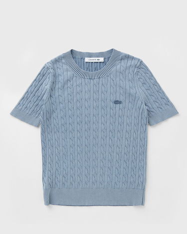 Sweater Lacoste Lacoste Cable Knit Sweater Blå | AF9277-HD9, 0
